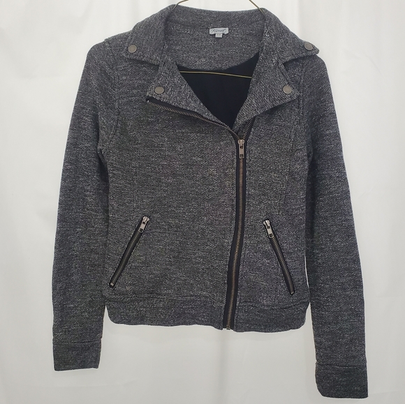 Kismet Jackets & Blazers - Kismet Gray Moto Jacket, Size XS-P